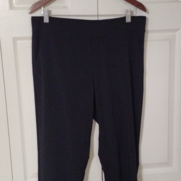 Athleta Brooklyn ankle pants size 12 Tall Black Pull on - Picture 2 of 7